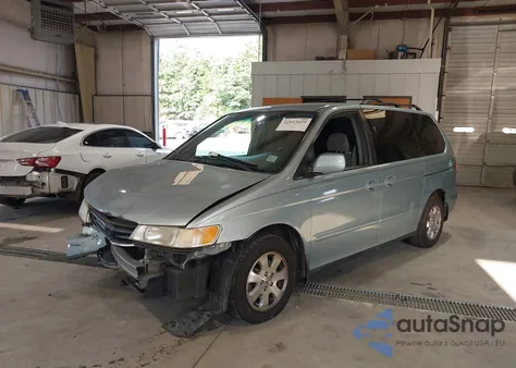 2003 Honda Odyssey Ex z USA, uszkodzony, nr VIN 5FNRL18673B121336